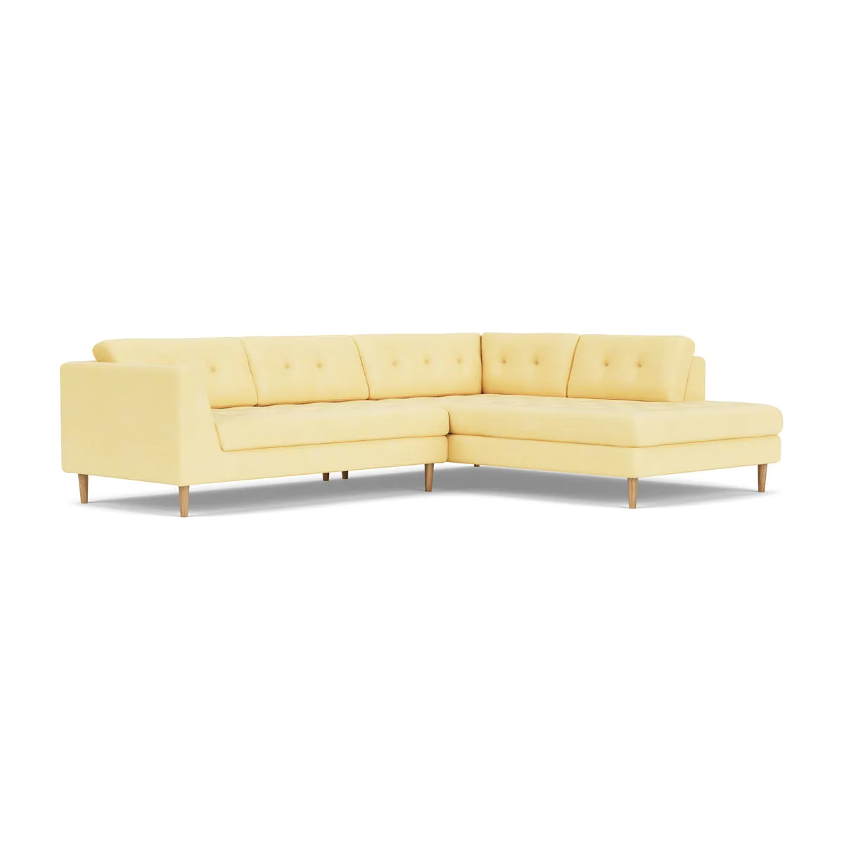 Nelson Fabric Right Corner Sofa
