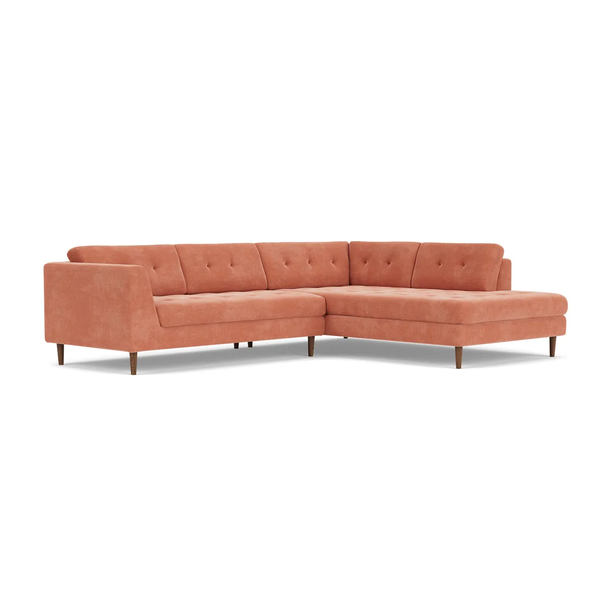 Nelson Fabric Right Corner Sofa
