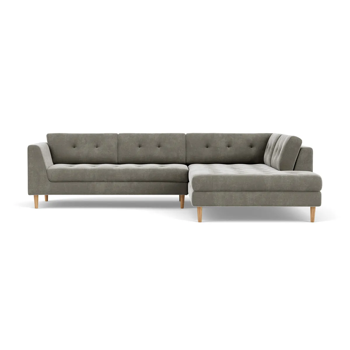 Nelson Fabric Right Corner Sofa