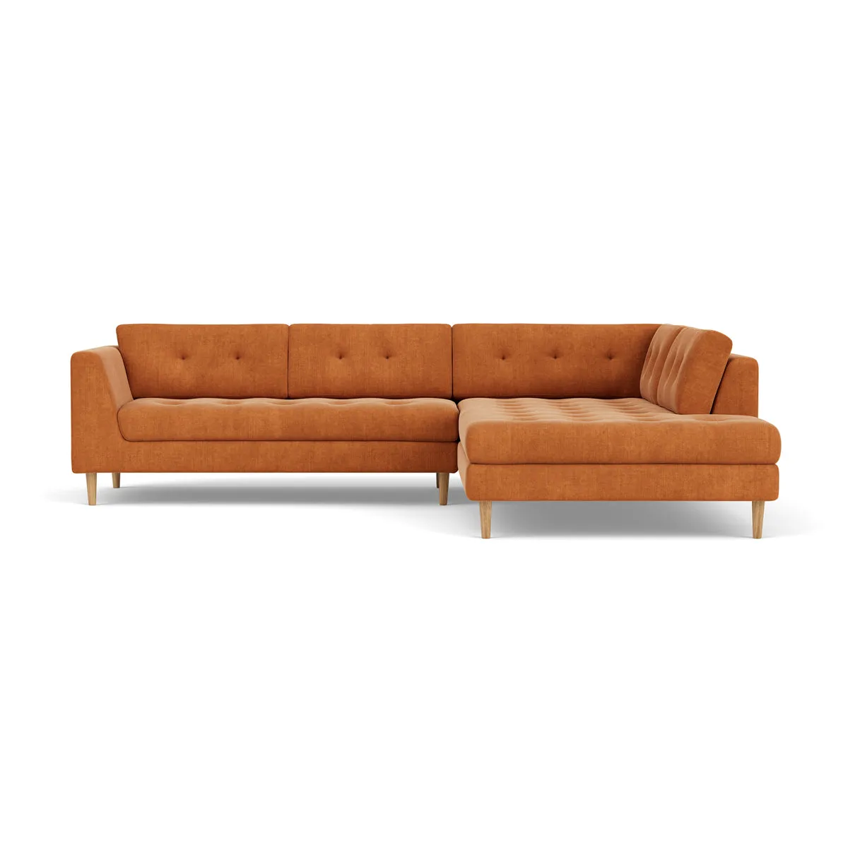 Nelson Fabric Right Corner Sofa