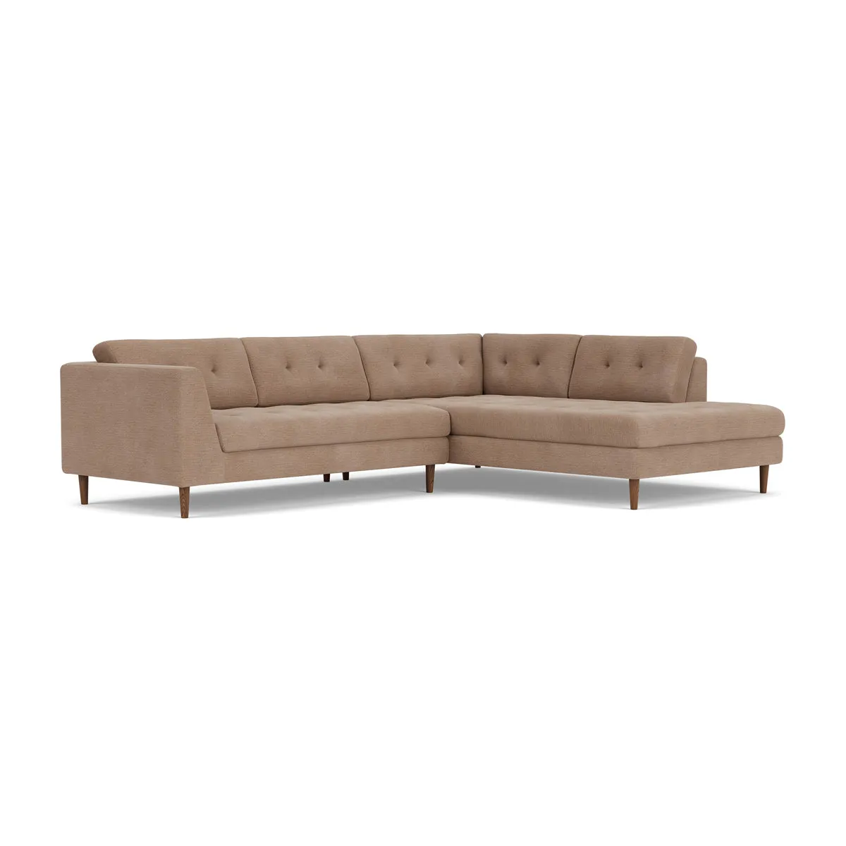 Nelson Fabric Right Corner Sofa