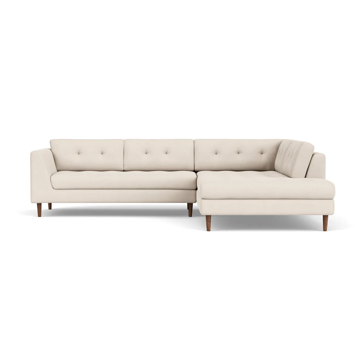 Nelson Fabric Right Corner Sofa