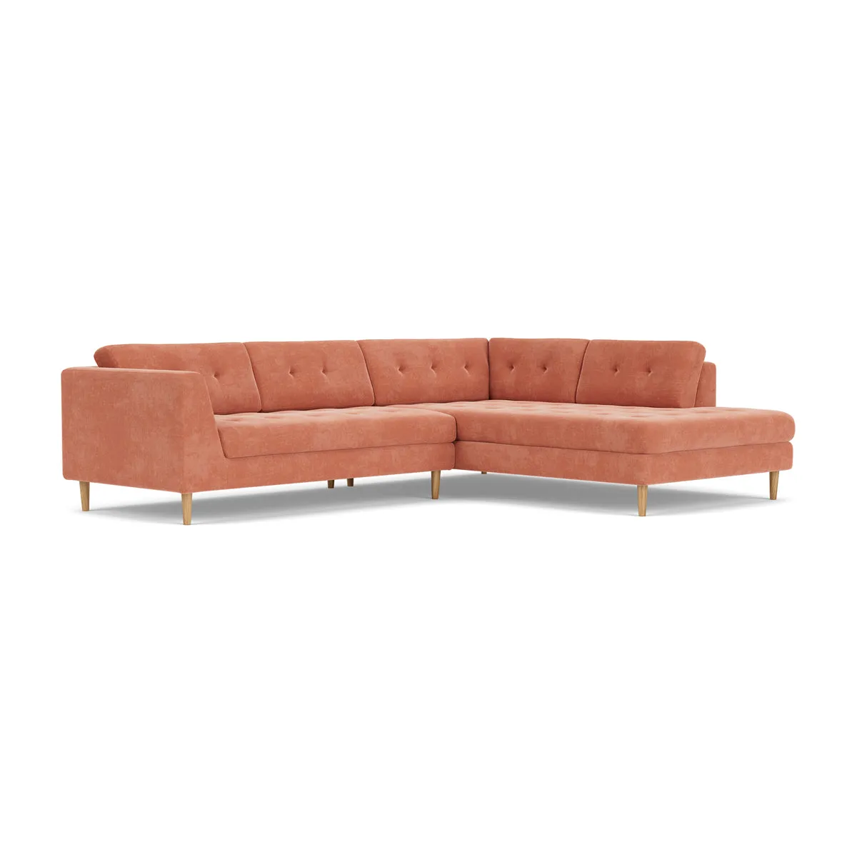 Nelson Fabric Right Corner Sofa