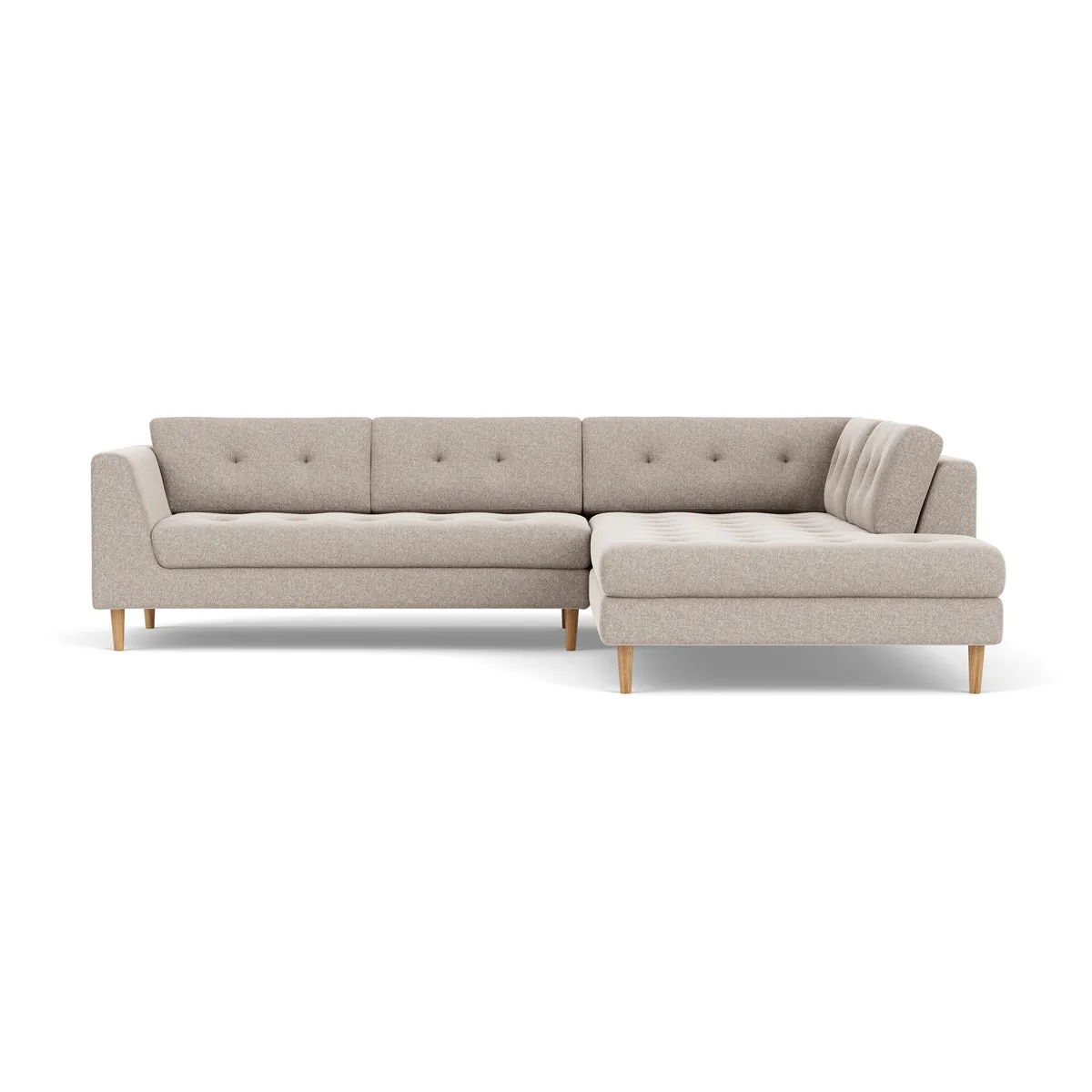Nelson Fabric Right Corner Sofa