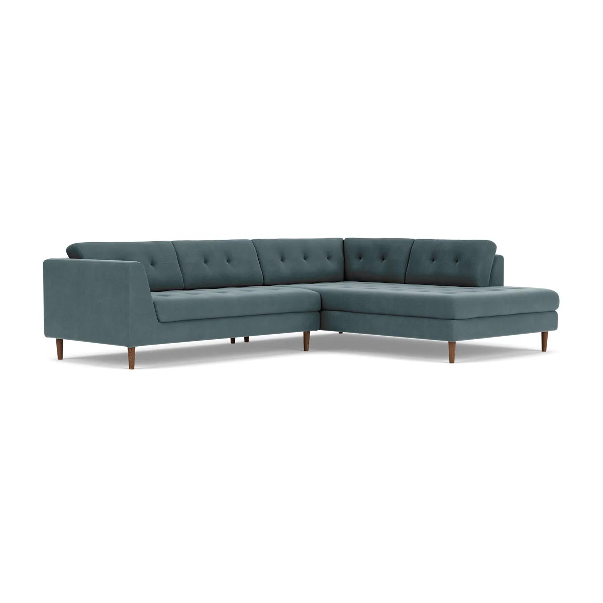 Nelson Fabric Right Corner Sofa