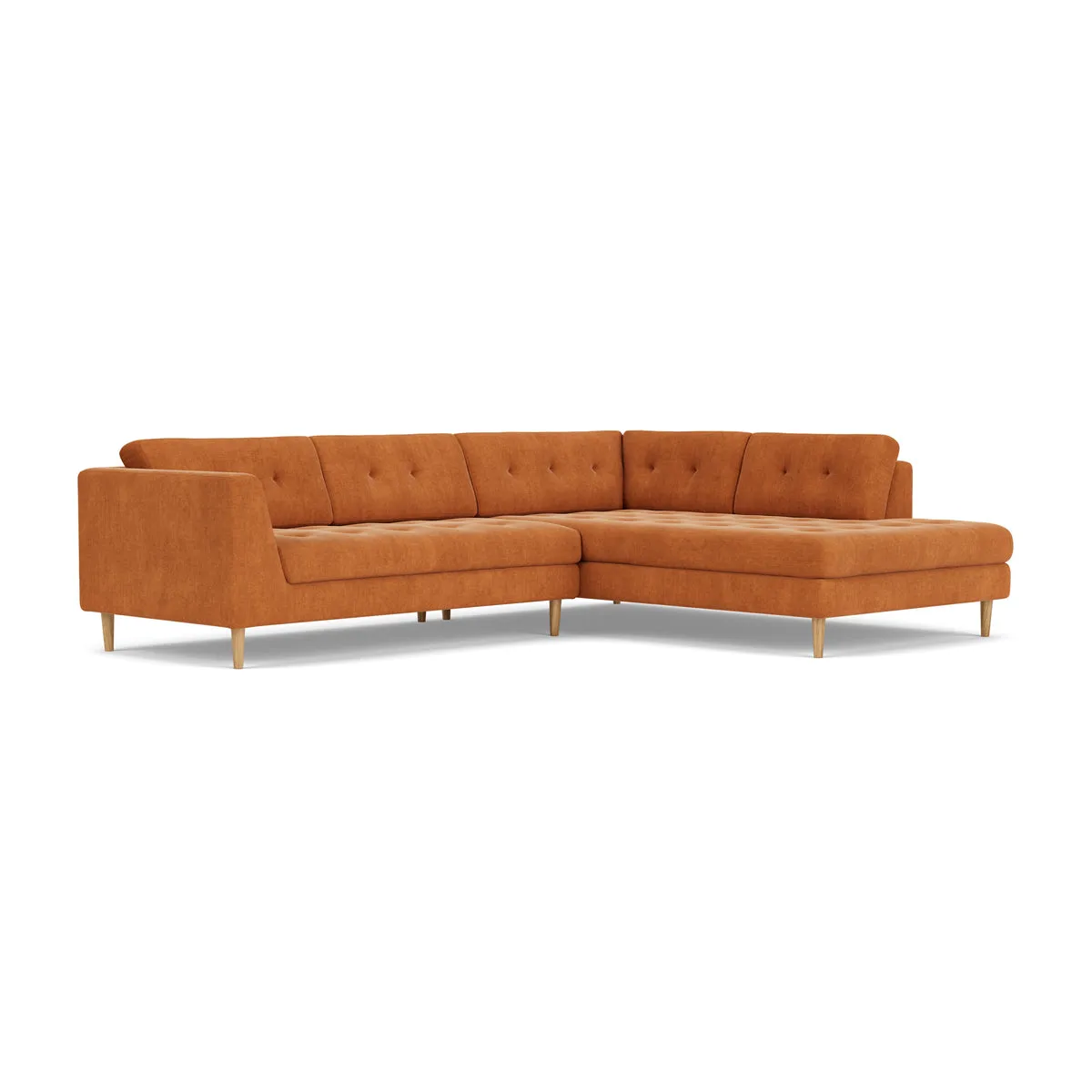 Nelson Fabric Right Corner Sofa
