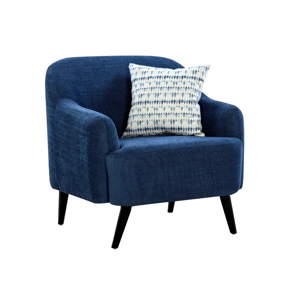 Nelson Winsome Dark Blue Sofa Set