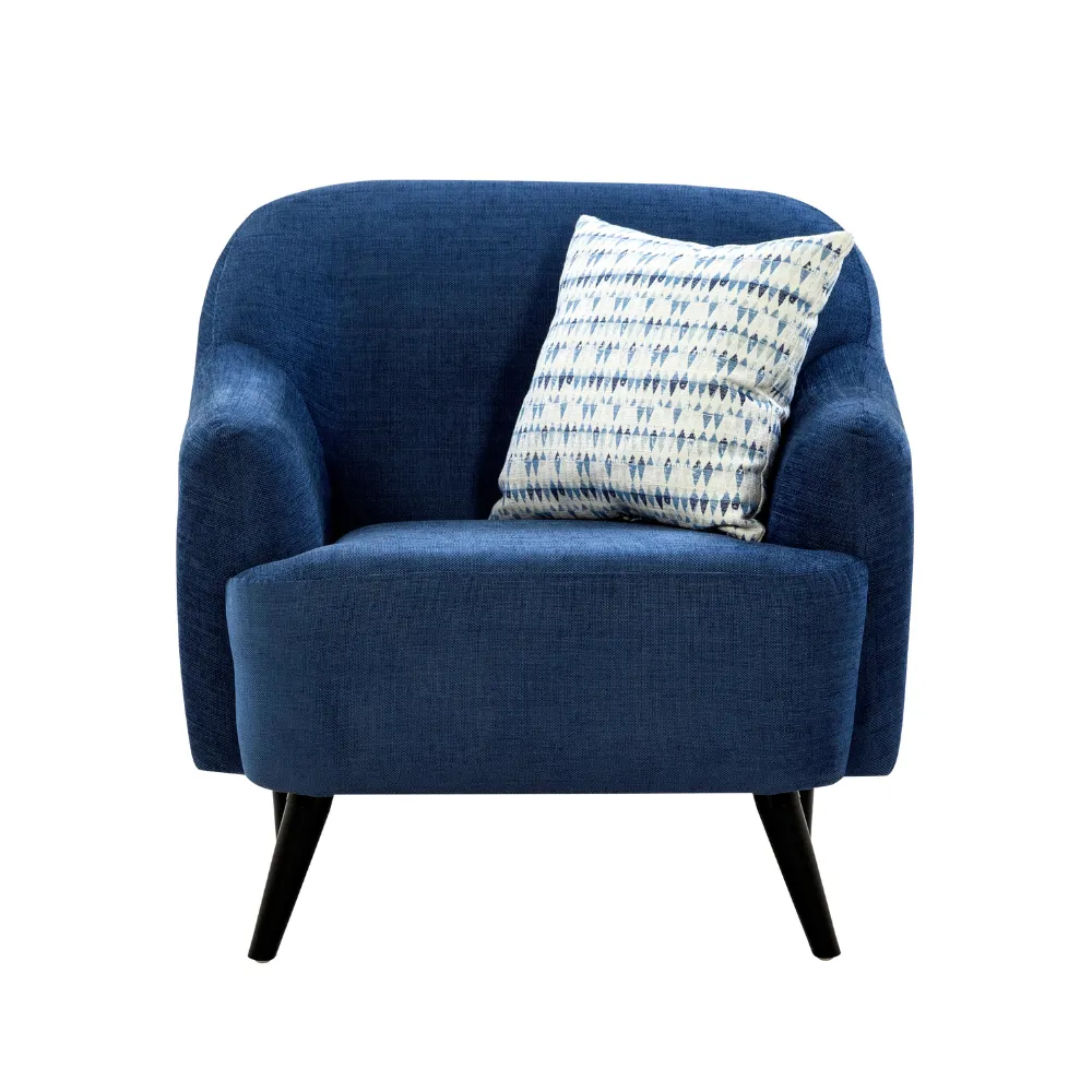 Nelson Winsome Dark Blue Sofa Set