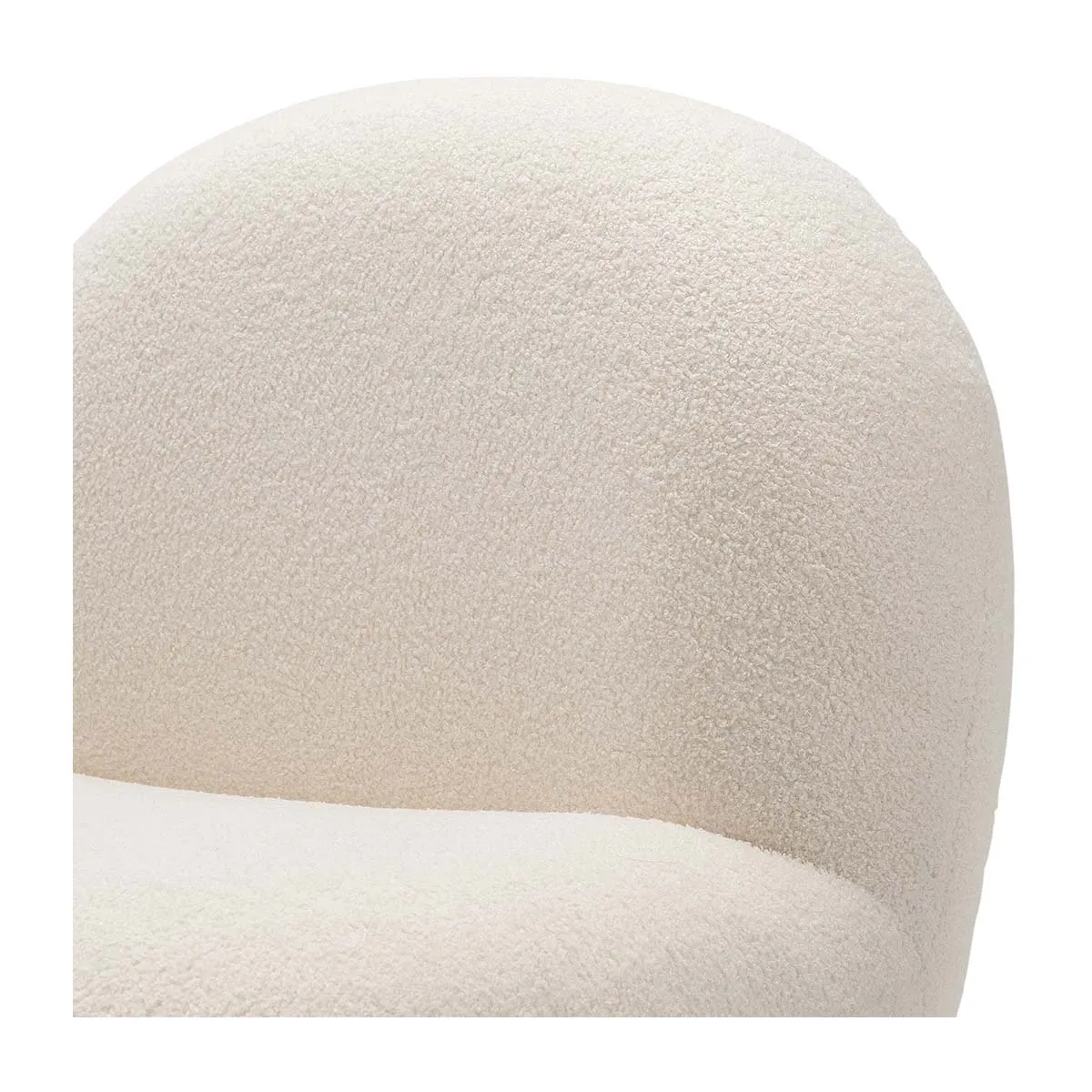 Pacha Low Slung Boucle Lounge Chair