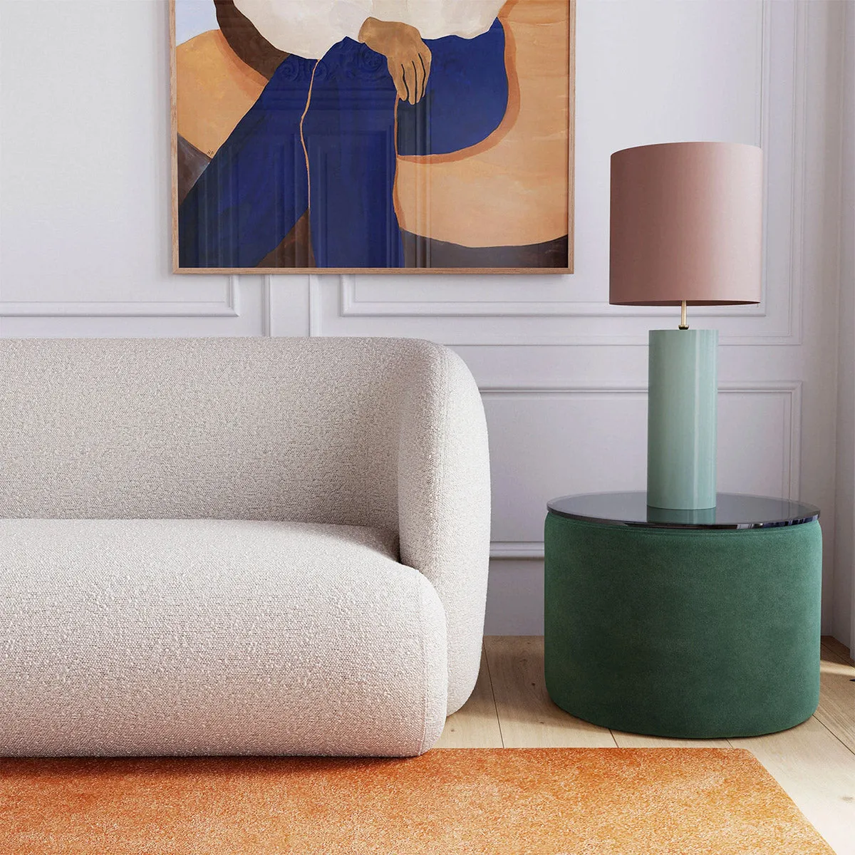 Paula Boucle 2 Seater Sofa