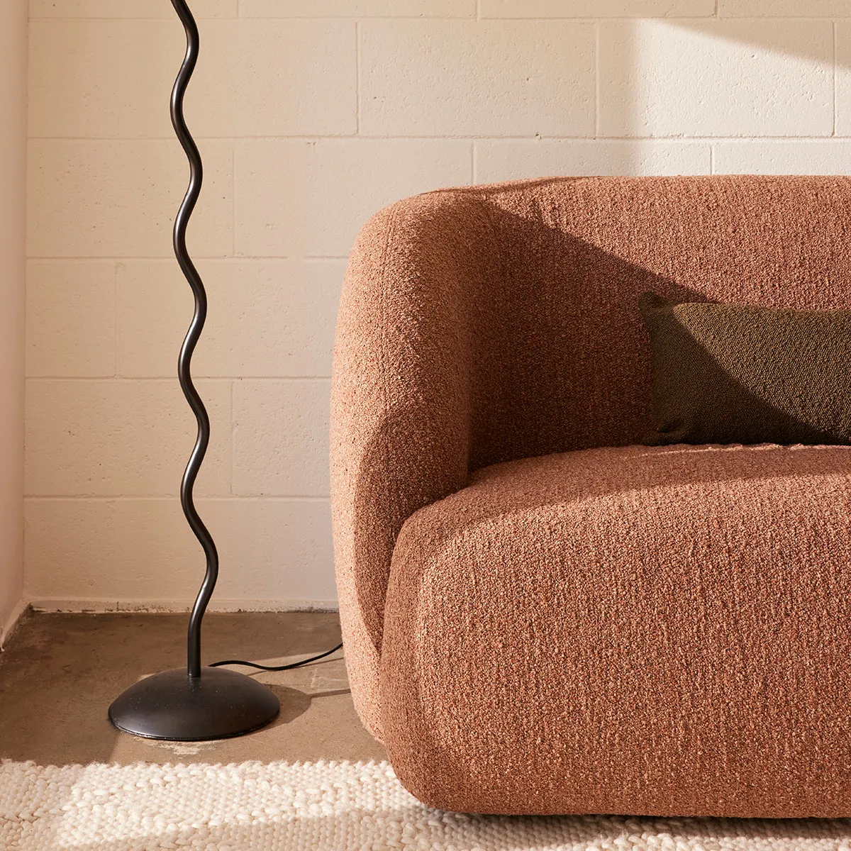 Paula Boucle 2 Seater Sofa