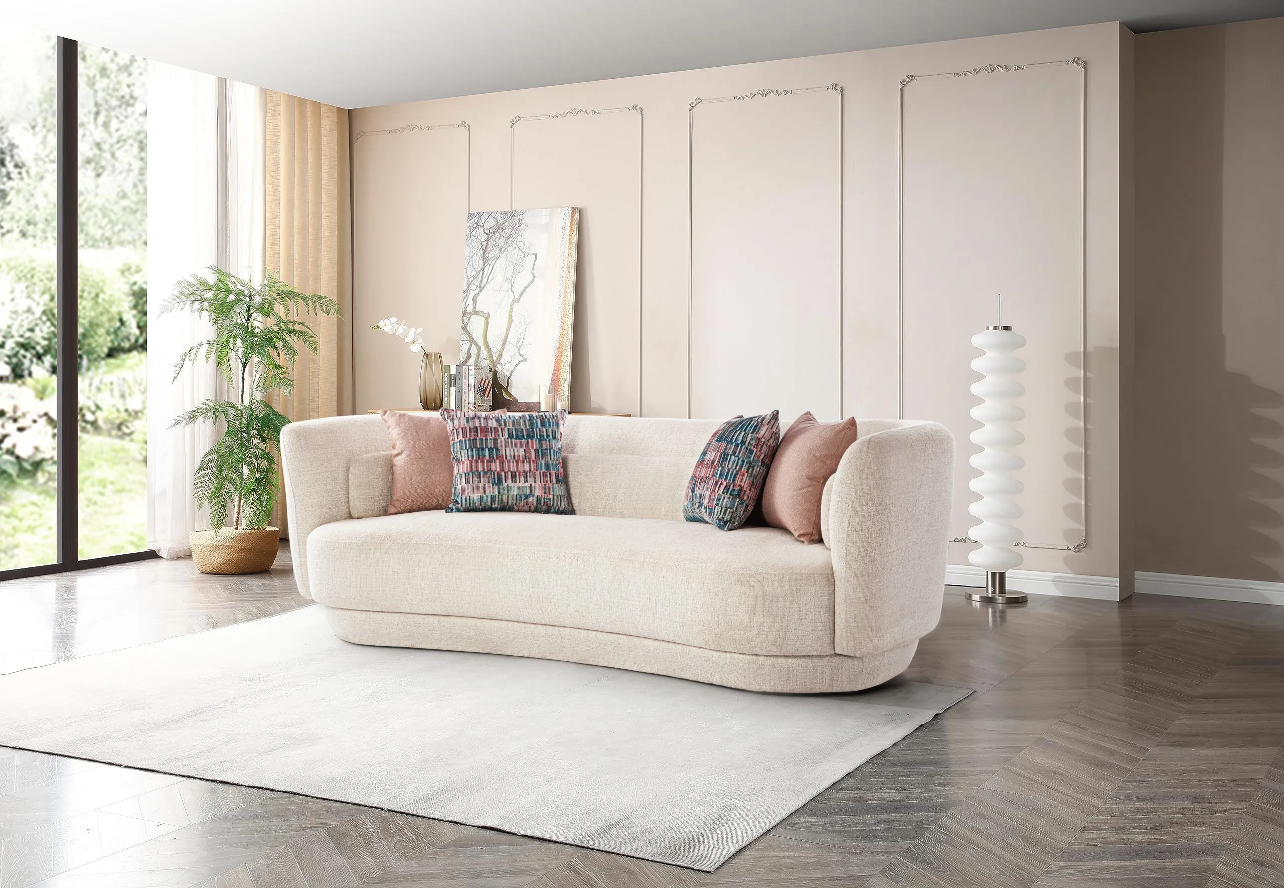 Pretoria Ivory Sofa Set