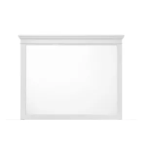 Provence White Wood Mirror
