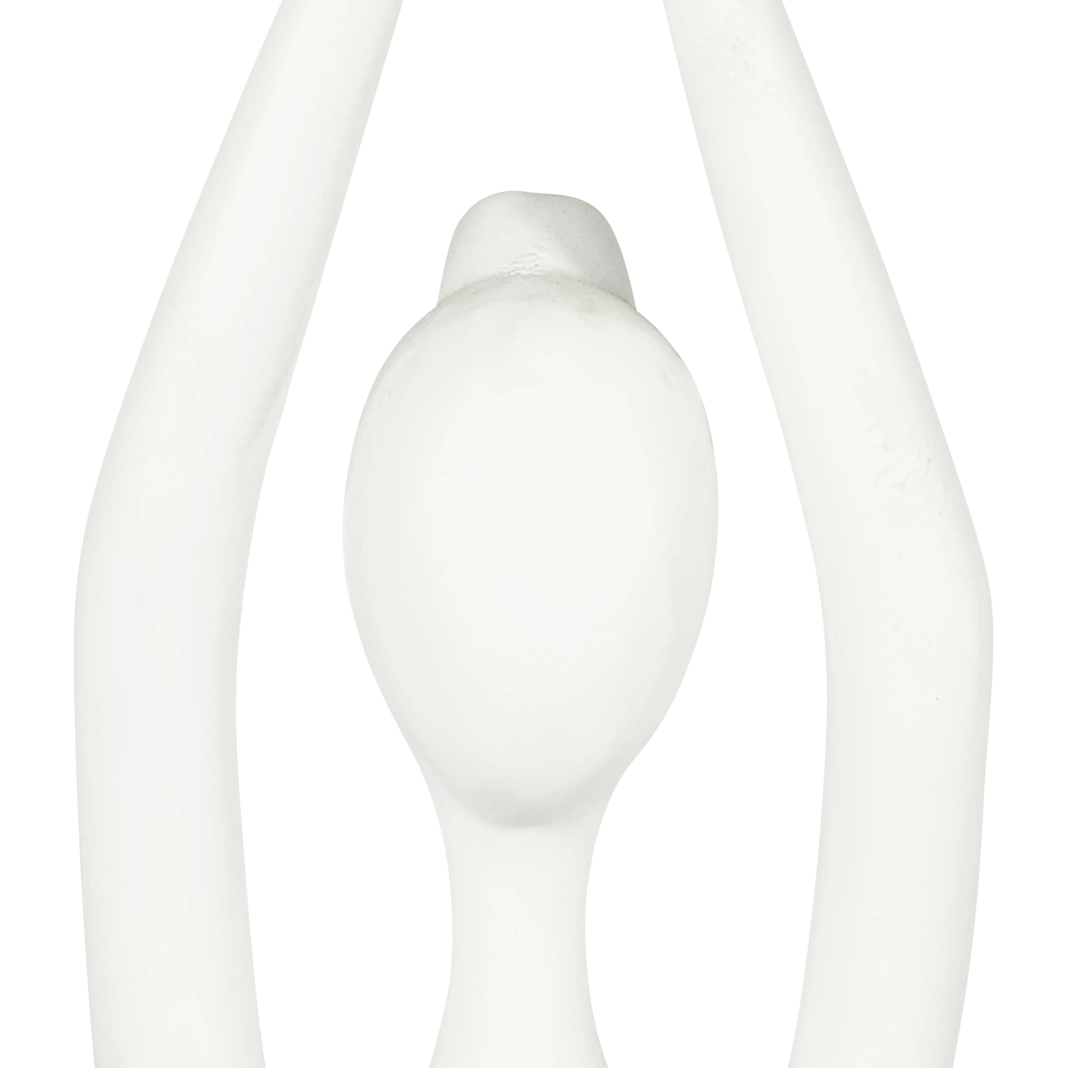 RESIN, S/3 10"H YOGA LADIES, WHT
