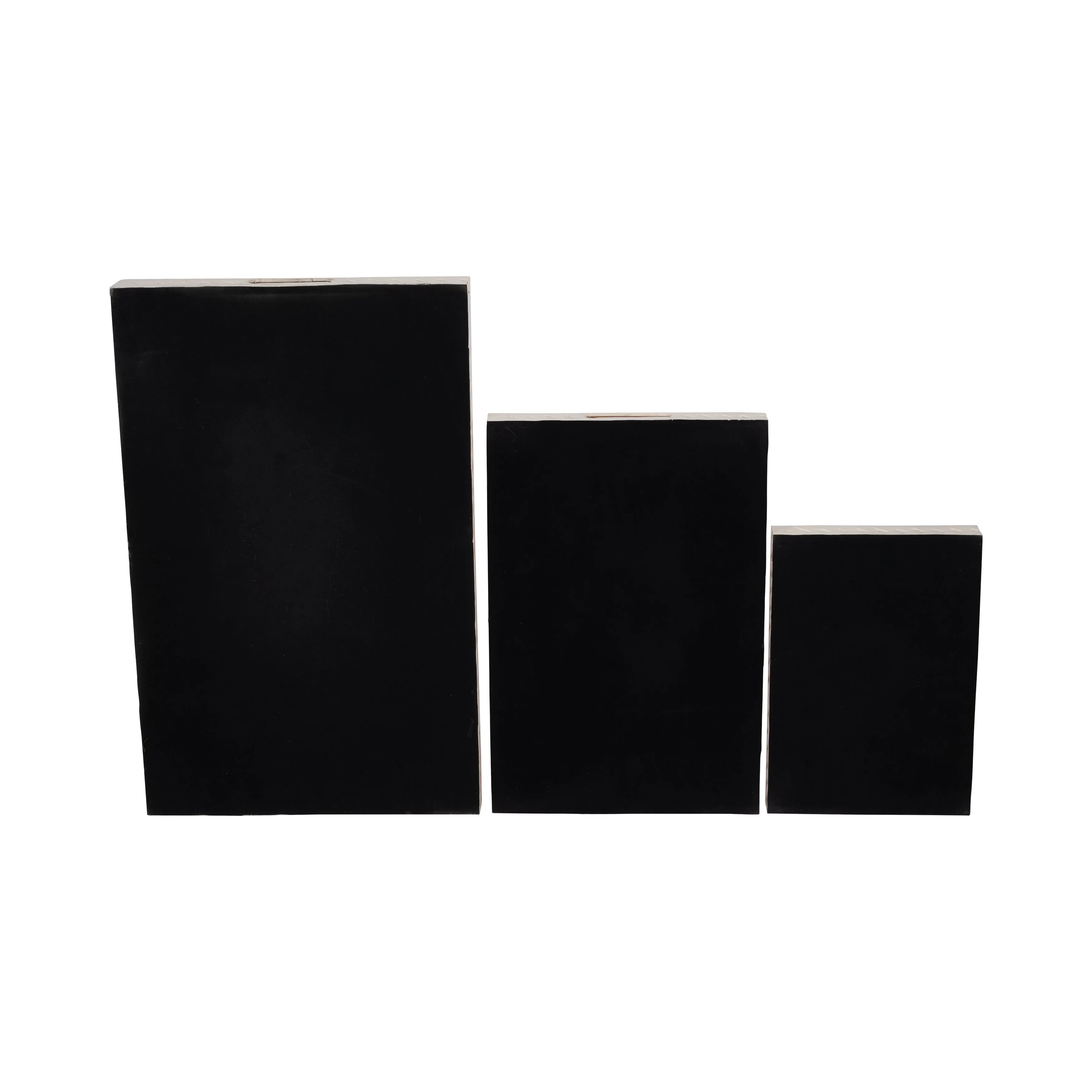 RESIN, S/3 13/18/24 WOVEN TRAYS, IVORY