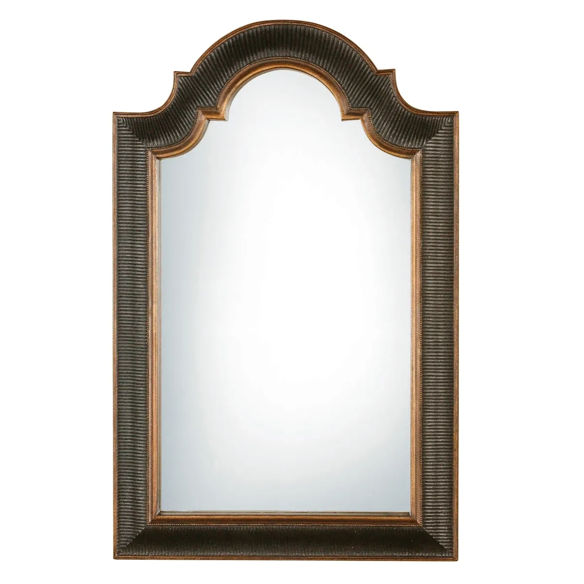 Ribbed Arch Antique Mirror