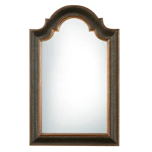 Ribbed Arch Antique Mirror