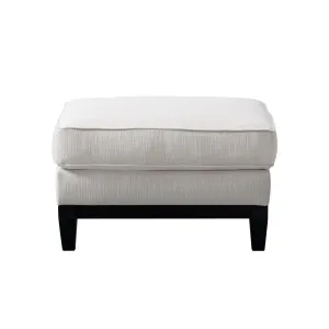 Romanian Key Beige Ottoman