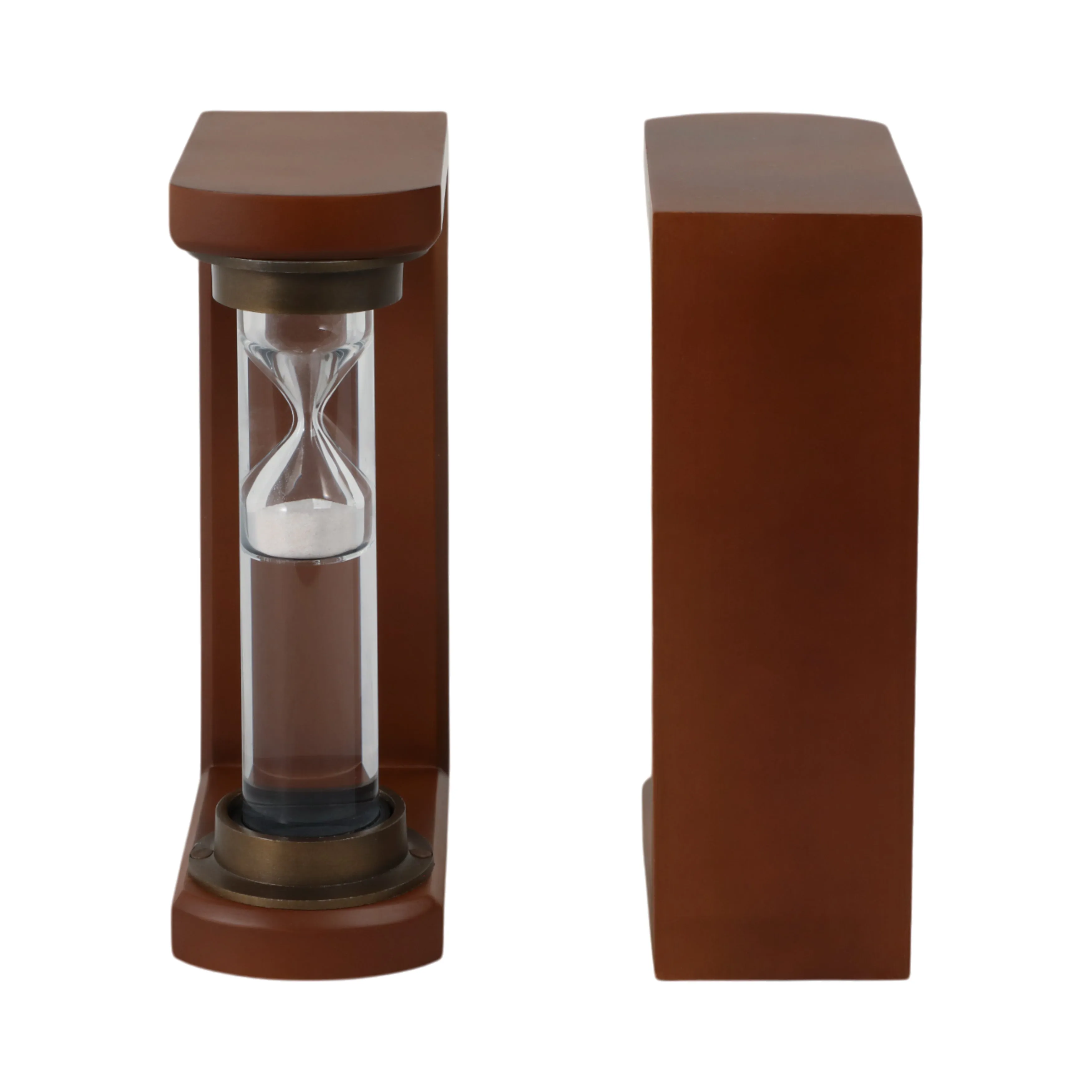 S/2 10" Levine Hourglass Bookends