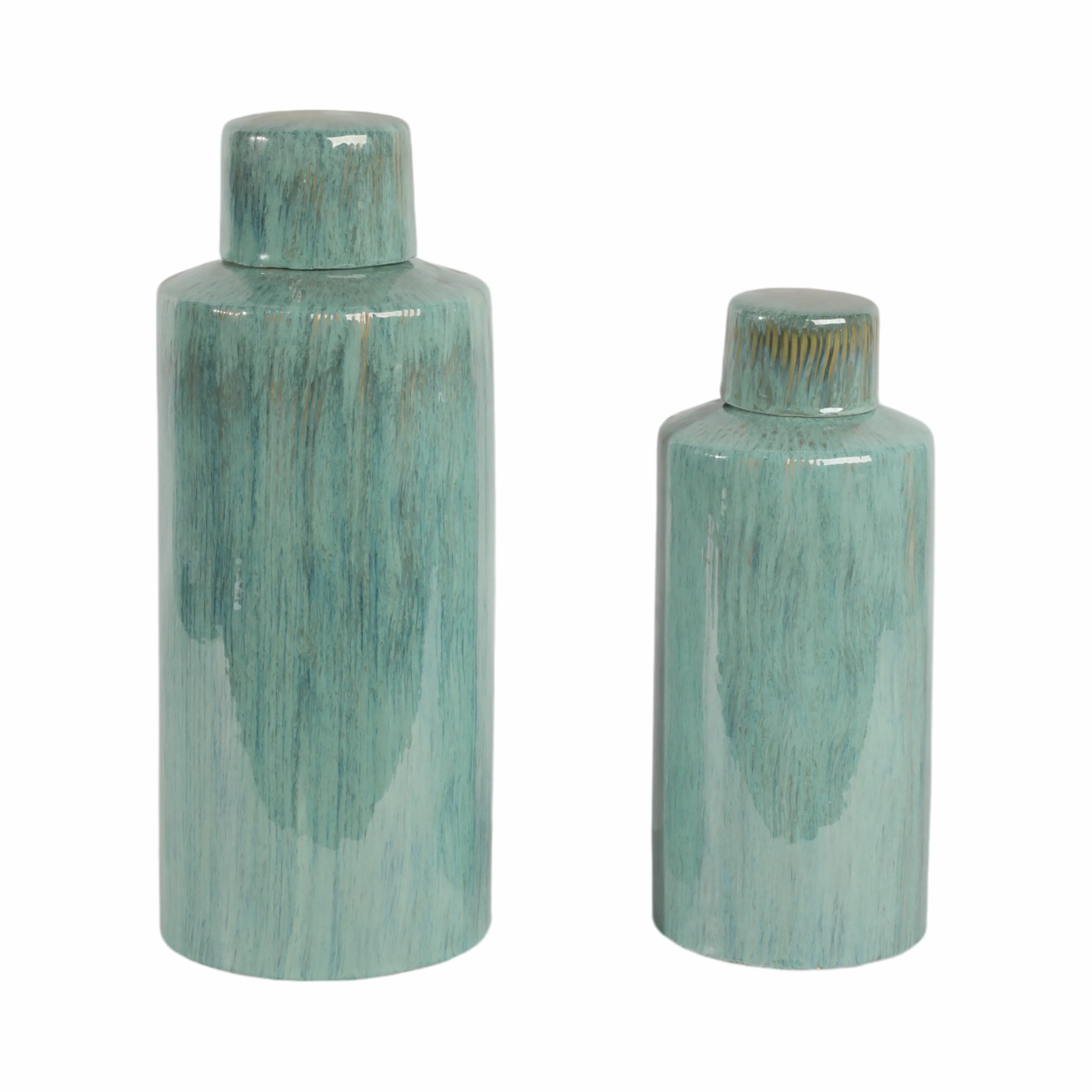 S/2 14/19" Corvallis Ceramic Canisters