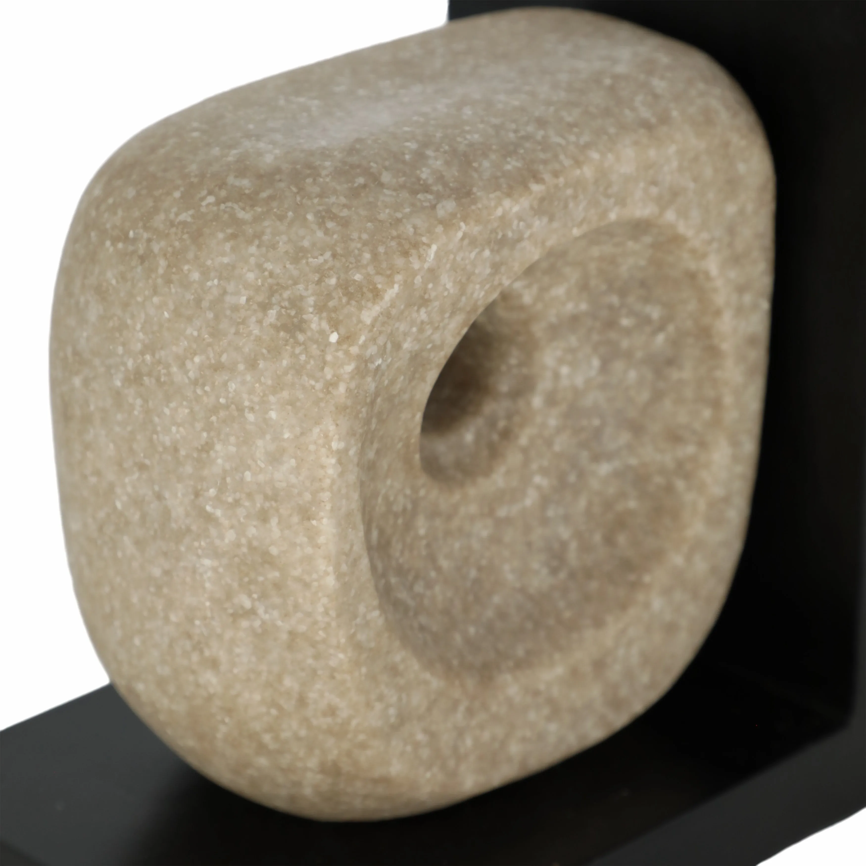 S/2 6" Flowood Brown Quartz Resin Bookends