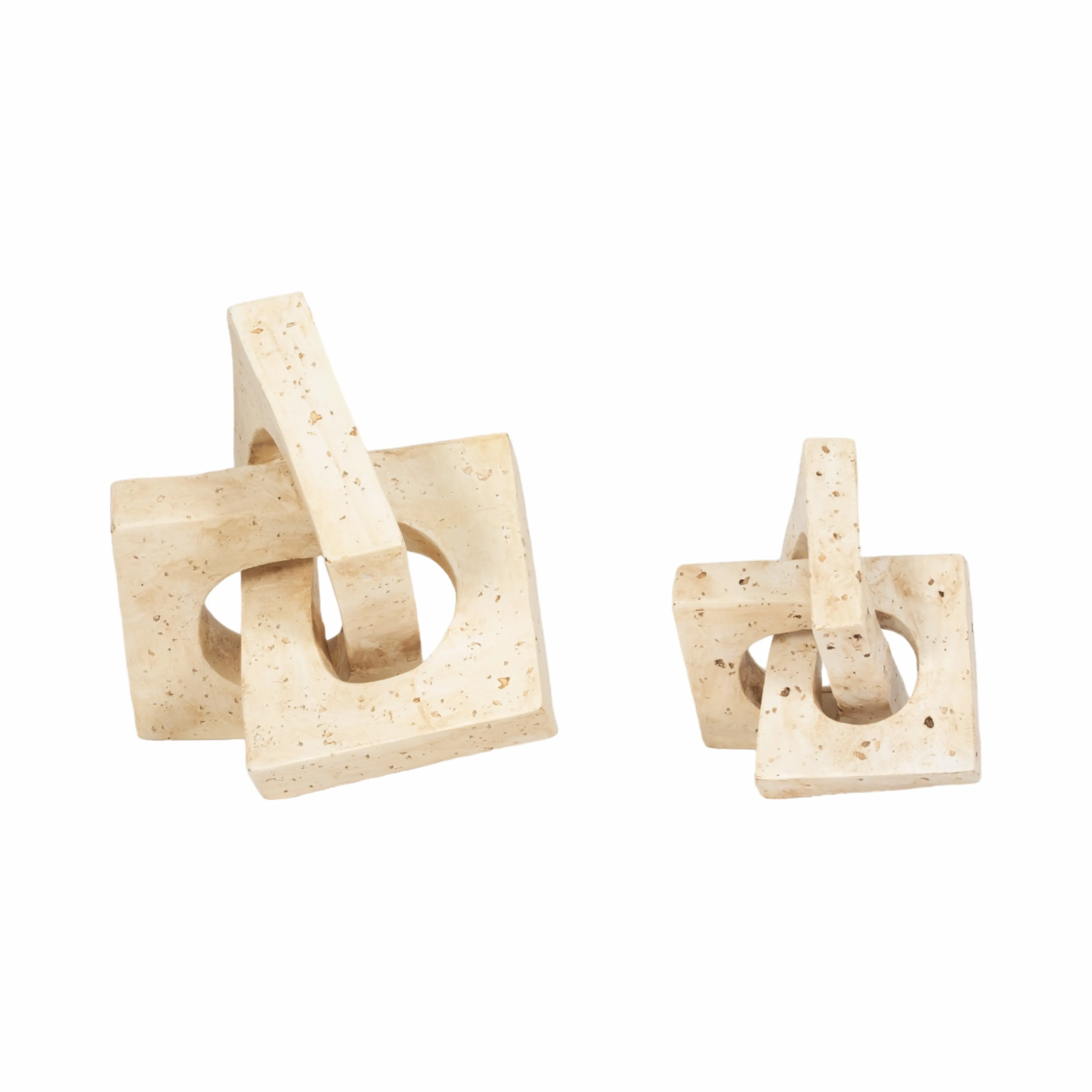 S/2 7/10" NUPTSE OBJECTS, NATURAL