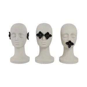 S/3 16" Dinant Hear, See, Speak No Evil Statuary