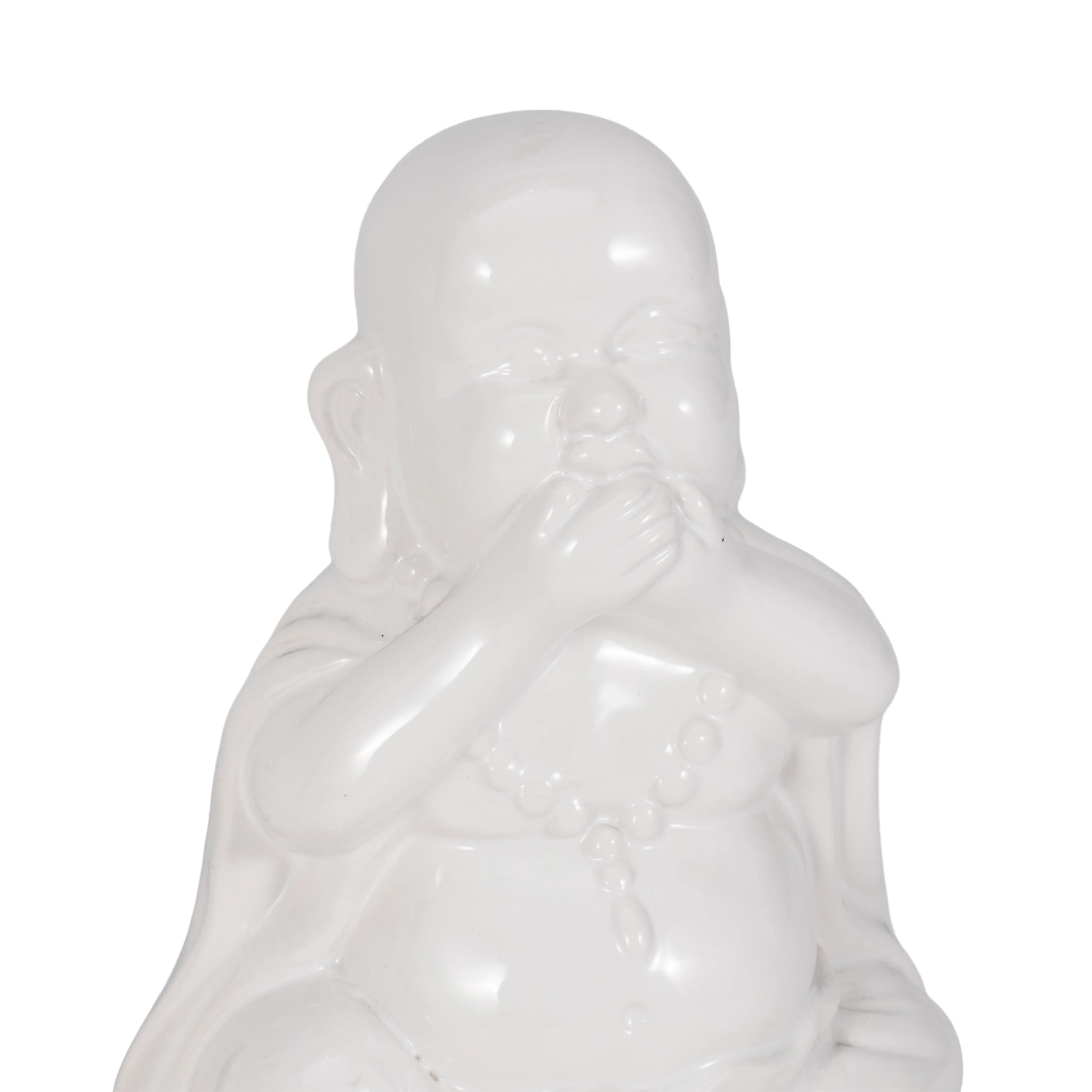 S/3 HEAR NO, SPEAK NO, SEE NO BUDDHAS, WHITE