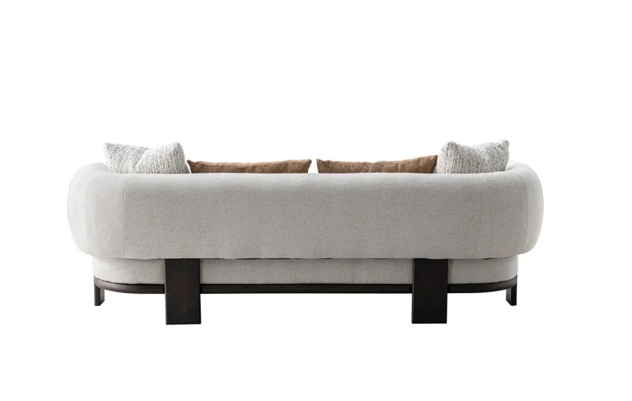 Sahra Sand Leaner Beige Sofa
