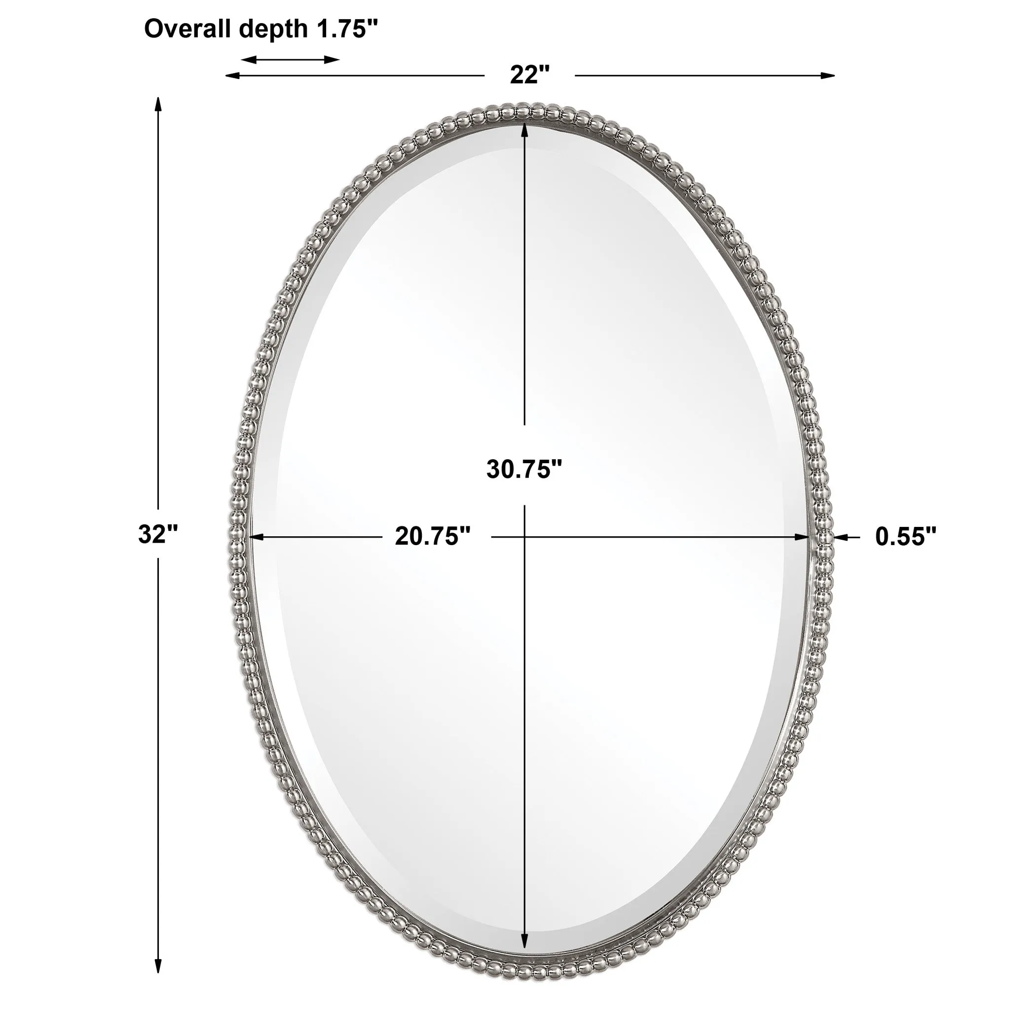Sherise Oval Mirror