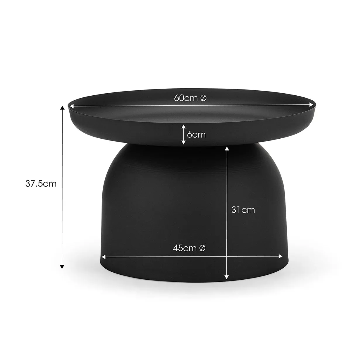 Sirkel Round Pedestal Coffee Table