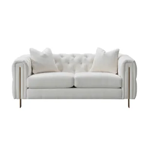 Sofia Beige Loveseat W182