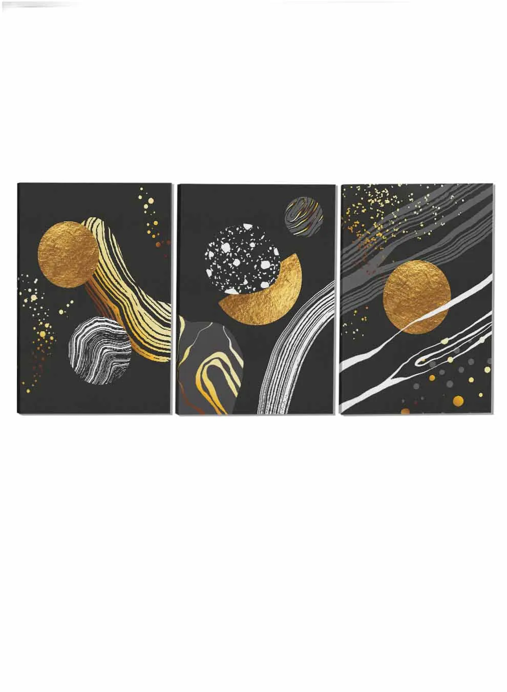 Space Abstract Paintings(set of 3)