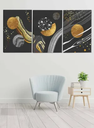 Space Abstract Paintings(set of 3)