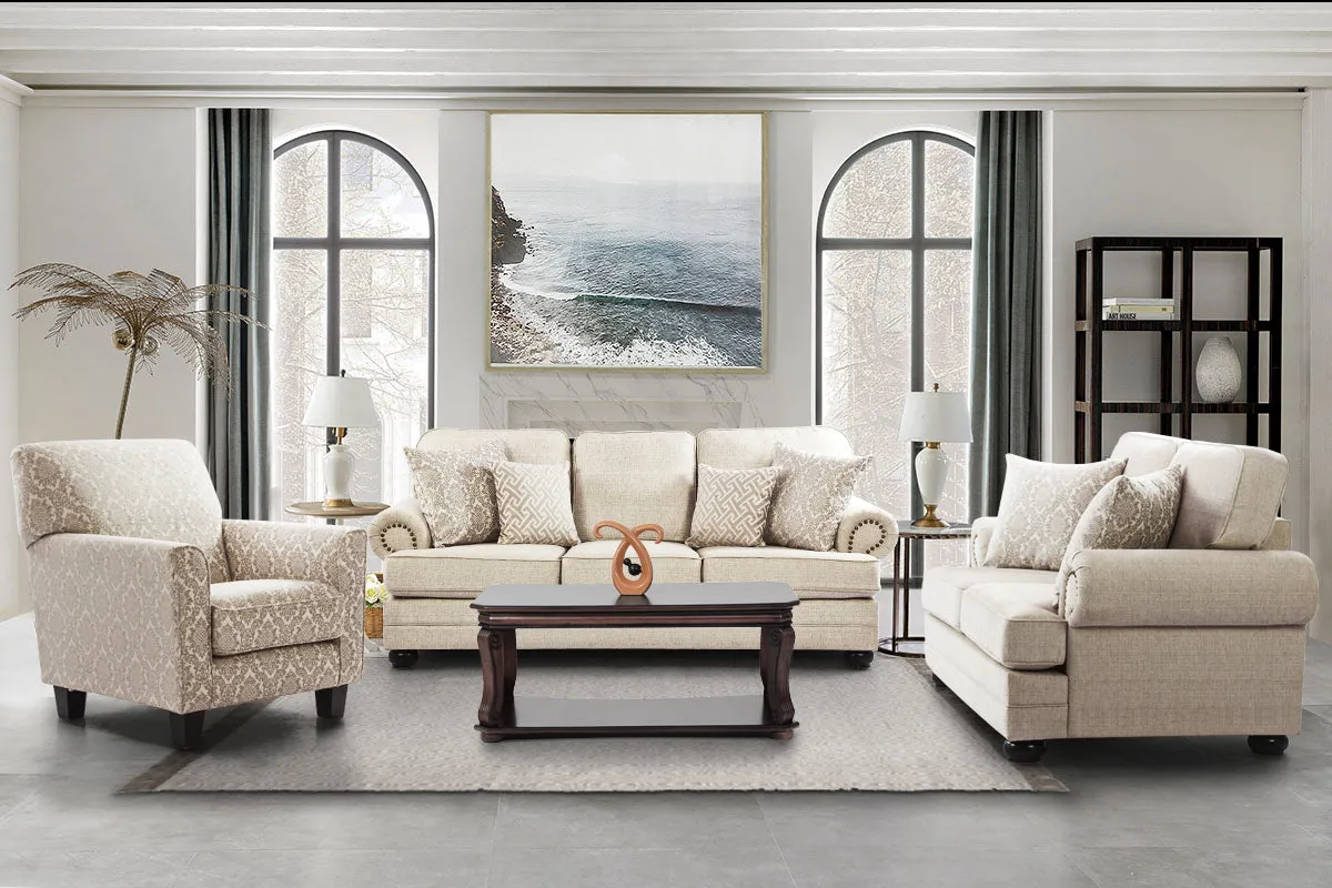 St. Lucie Beige Loveseat