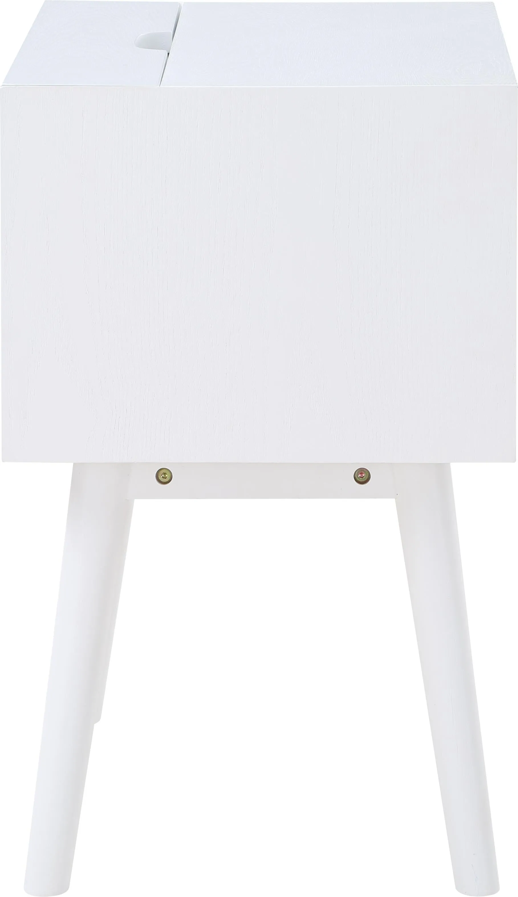Teddy White Night Stand