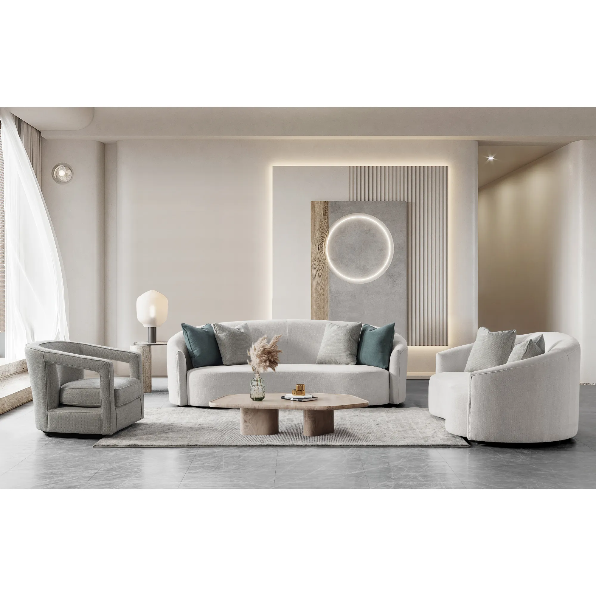 The Arc grey Chair