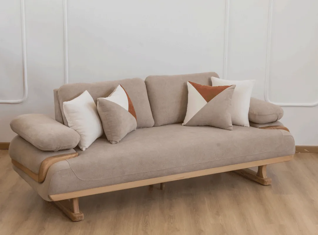 Three-Seater Sofa from Maiden Home, Beige - 220x75x75 cm M110453353