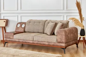 Three-Seater Sofa from Maiden Home, Brown - 220x75x75 cm M110453303