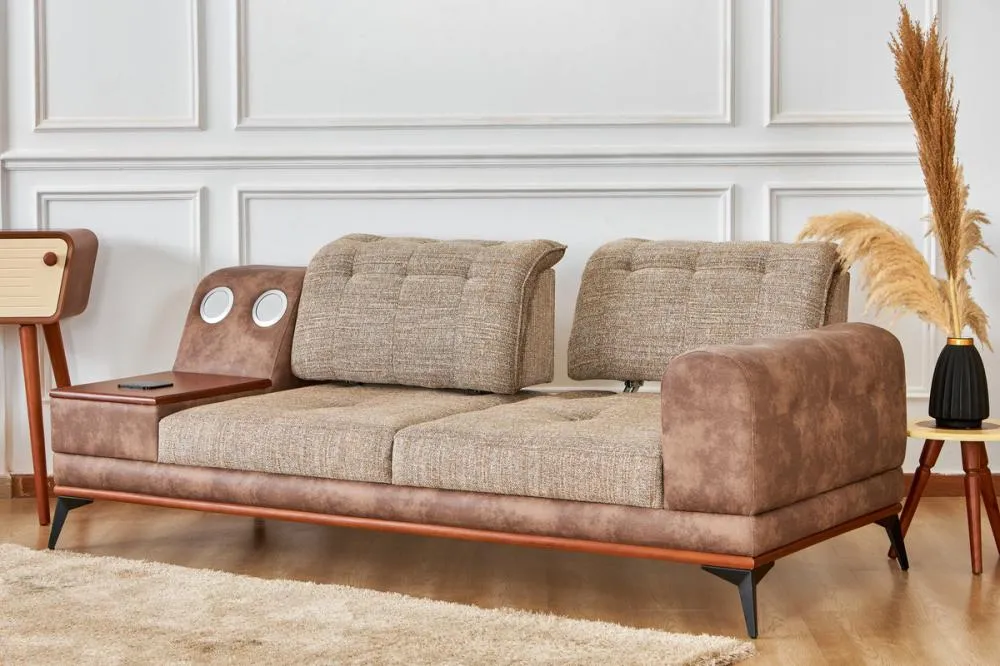 Three-Seater Sofa from Maiden Home, Brown - 220x75x75 cm M110453303