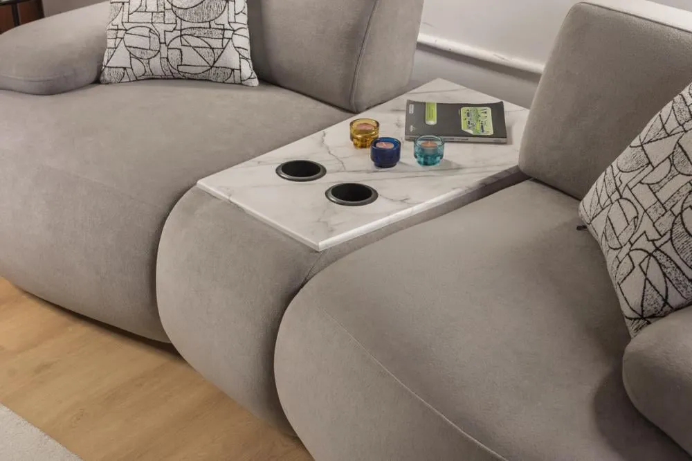 Three-seater sofa from Maiden Home Gray - 220x75x75 cm. M110453447