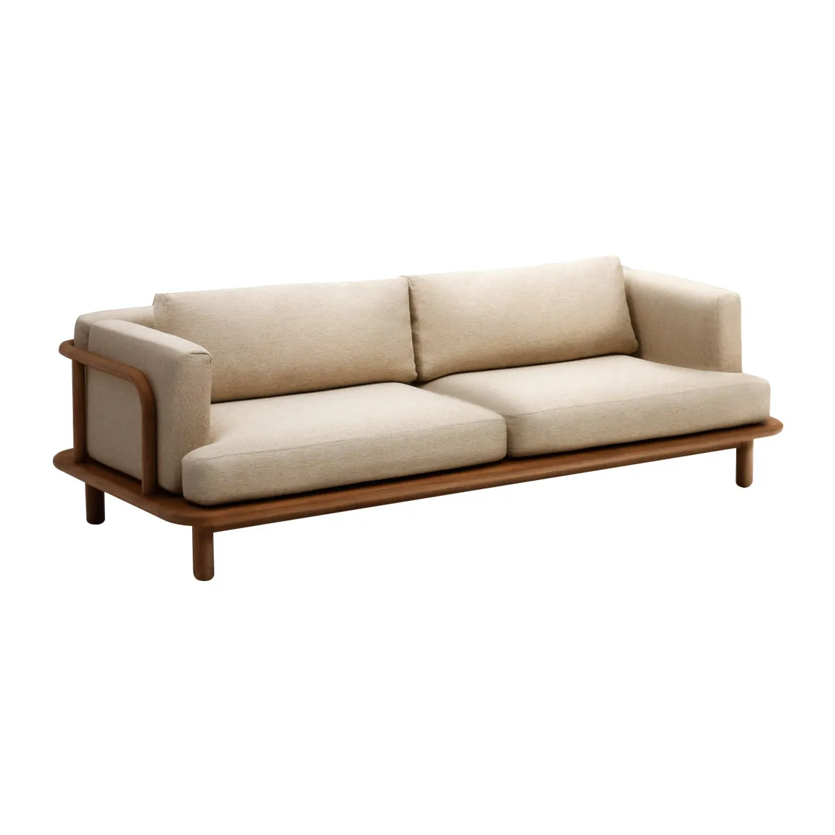 Turqueta 3 Seater Sofa (Teak)