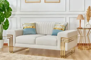 Two-Seater Sofa from Maiden Home, White - 190x75x75 cm M110453313