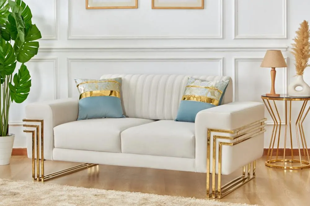 Two-Seater Sofa from Maiden Home, White - 190x75x75 cm M110453313