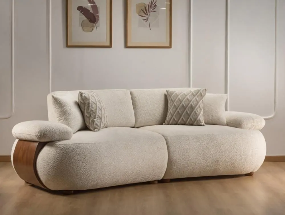 Two-Seater Sofa from Outar, White - 190x75x75 cm M110453364