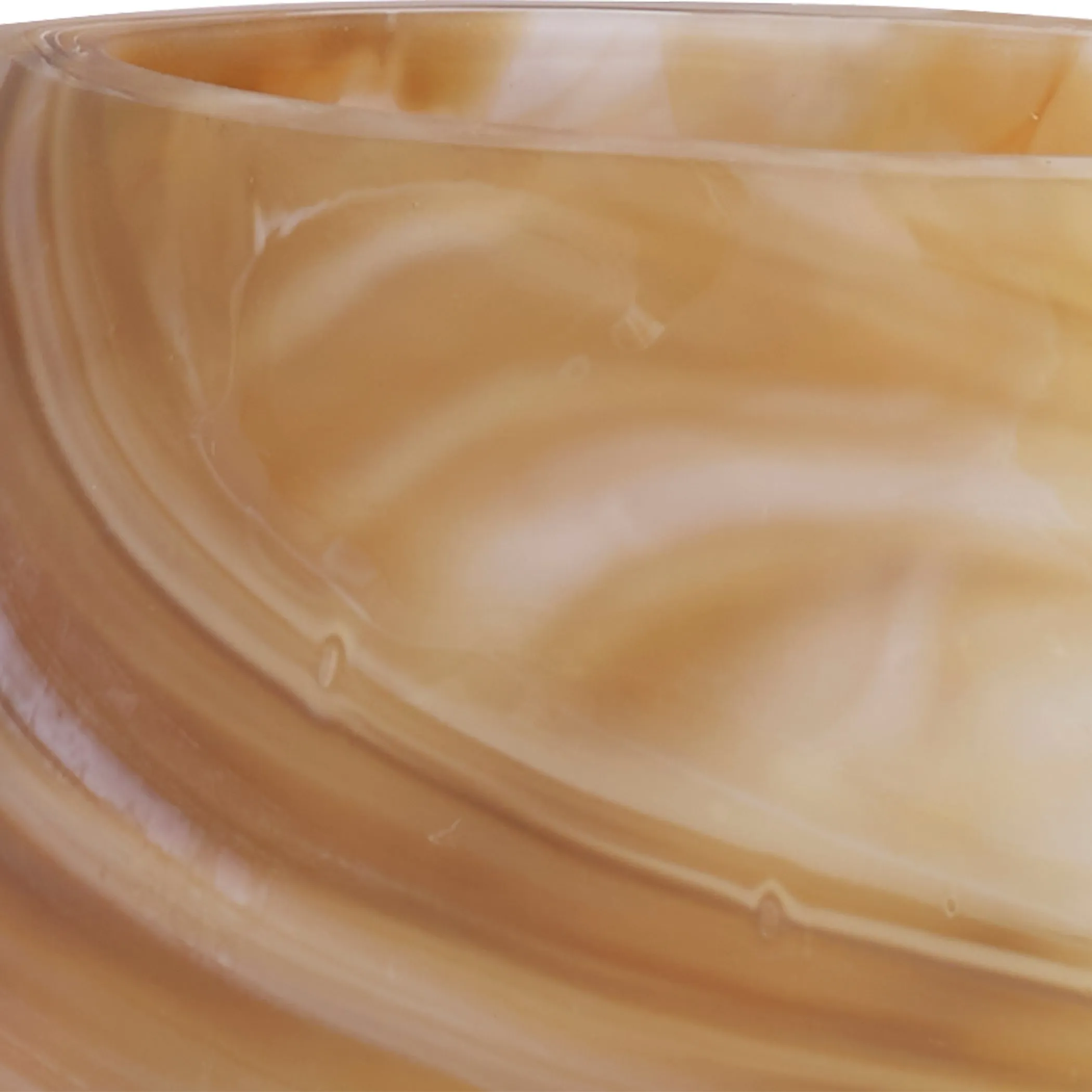 Uttermost Fusion Swirled Caramel & Ivory Vases, Set/2