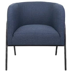 Uttermost Jacobsen Denim Barrel Chair