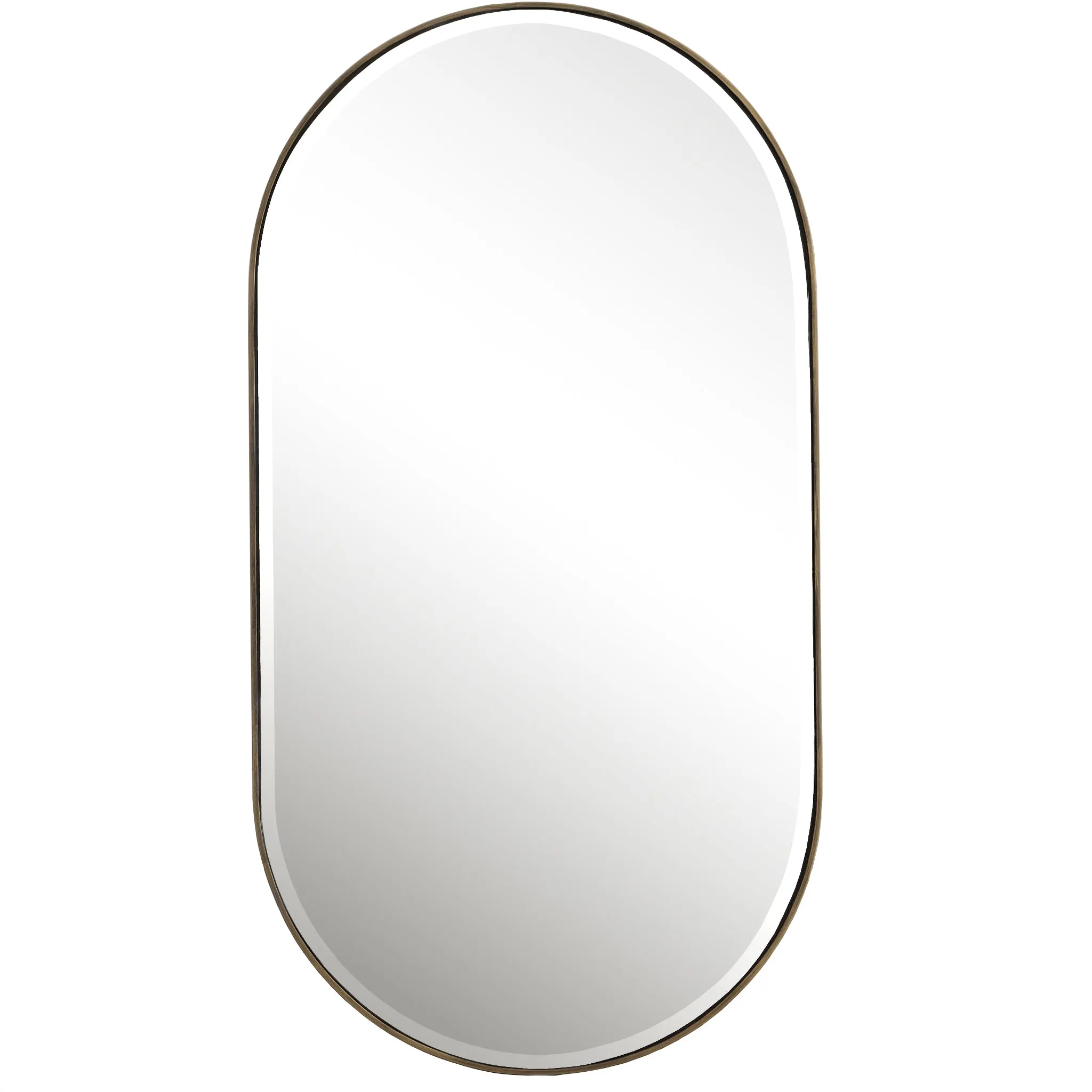 Uttermost Lago Oval Gold Mirror