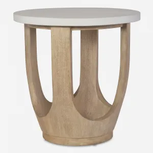 Uttermost Tatli Stone Top Side Table