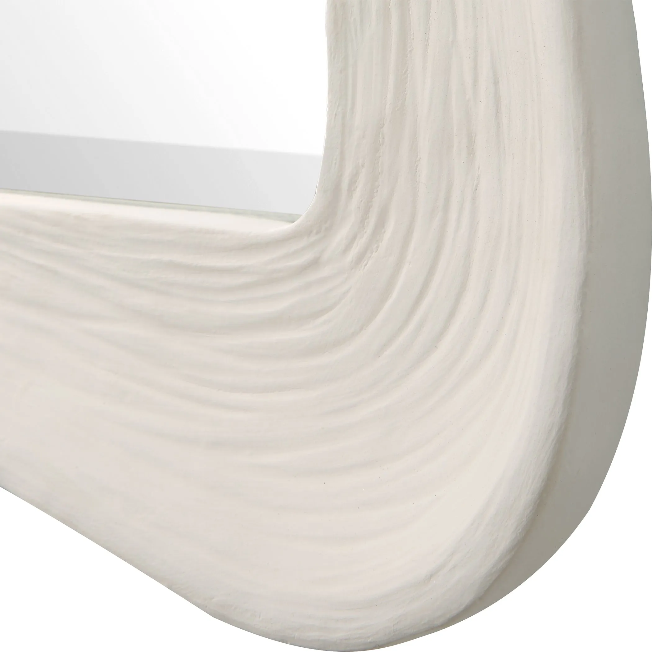 Uttermost Whitehaven Wavy Rectangle Mirror